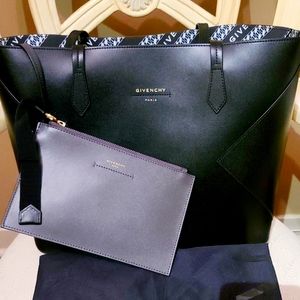 Givenchy Wing Shopper Tote Leather with Printed Interior